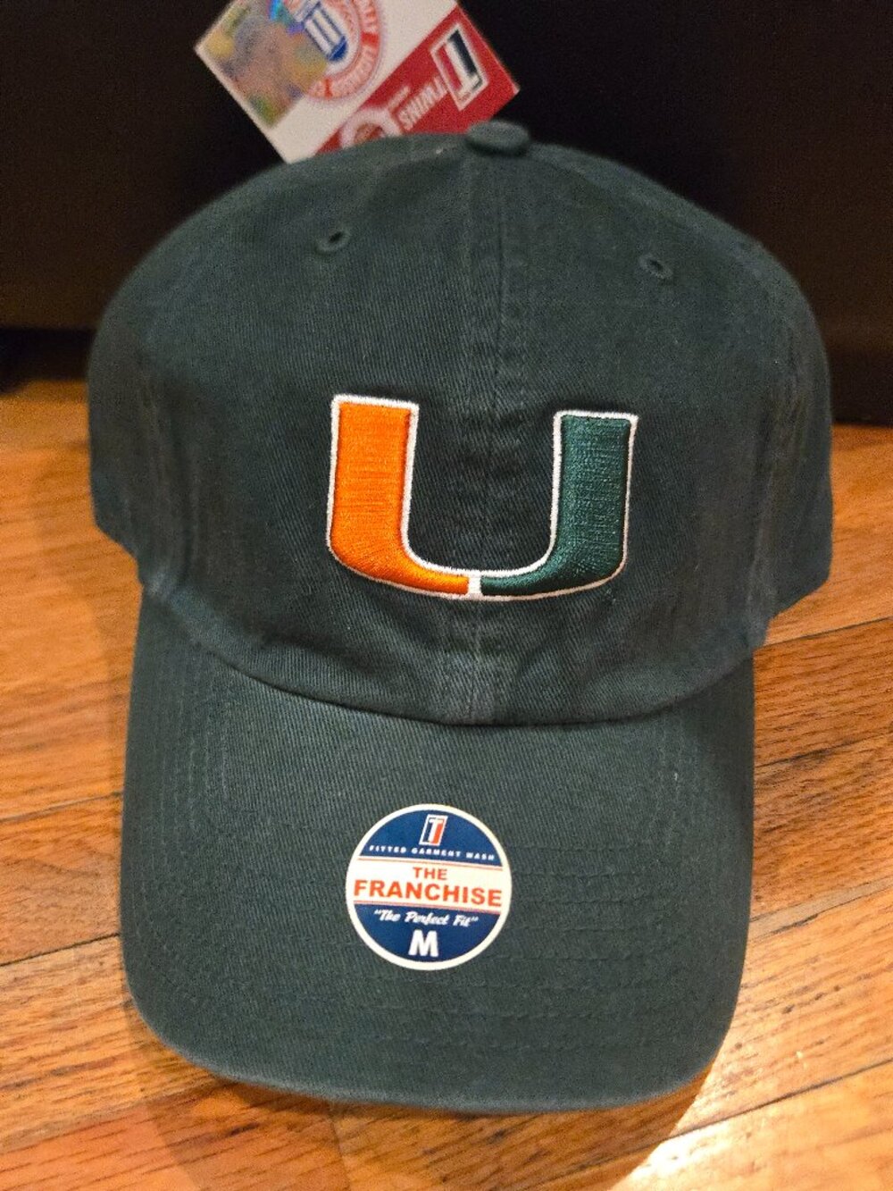 🙌 Green Miami Hurricanes' 47Brand "The Franchise" Fitted Dad Hat ALL SIZES